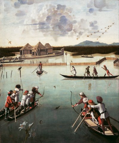 Hunting on the Lagoon by Vittore Carpaccio